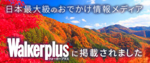 ウォーカープラス様の紅葉名所2024に岩木山特集